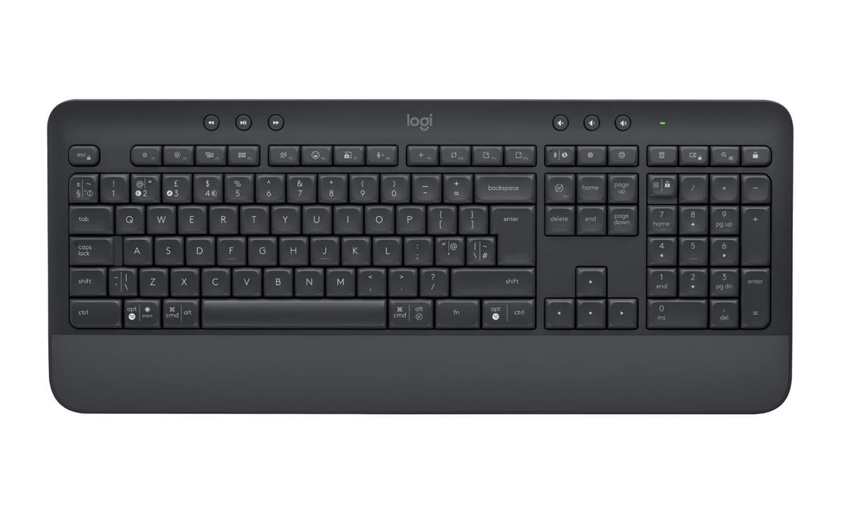 Signature K650 Wireless Keyboard - Graphite Qwerty UK