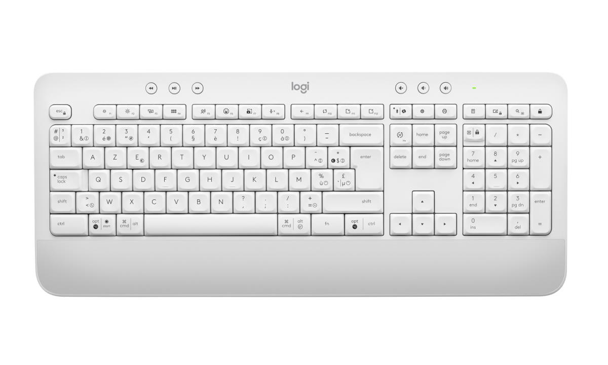 Signature K650 Wireless Keyboard - Off-white - Dutch - Azerty