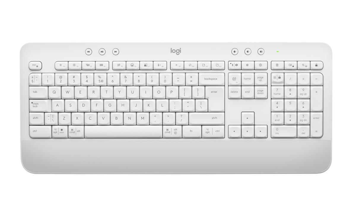 Signature K650 Wireless Keyboard - Off-white - Magyar Qwertz