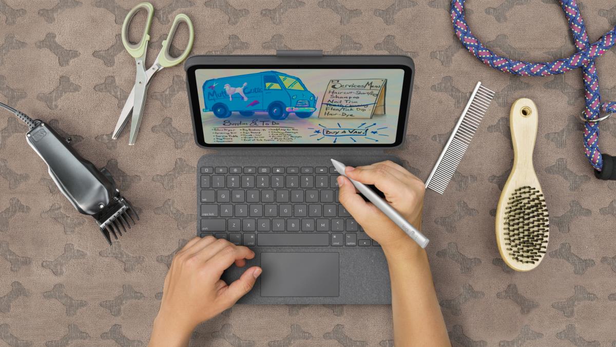 Crayon Digital Pencil USB-C Silver