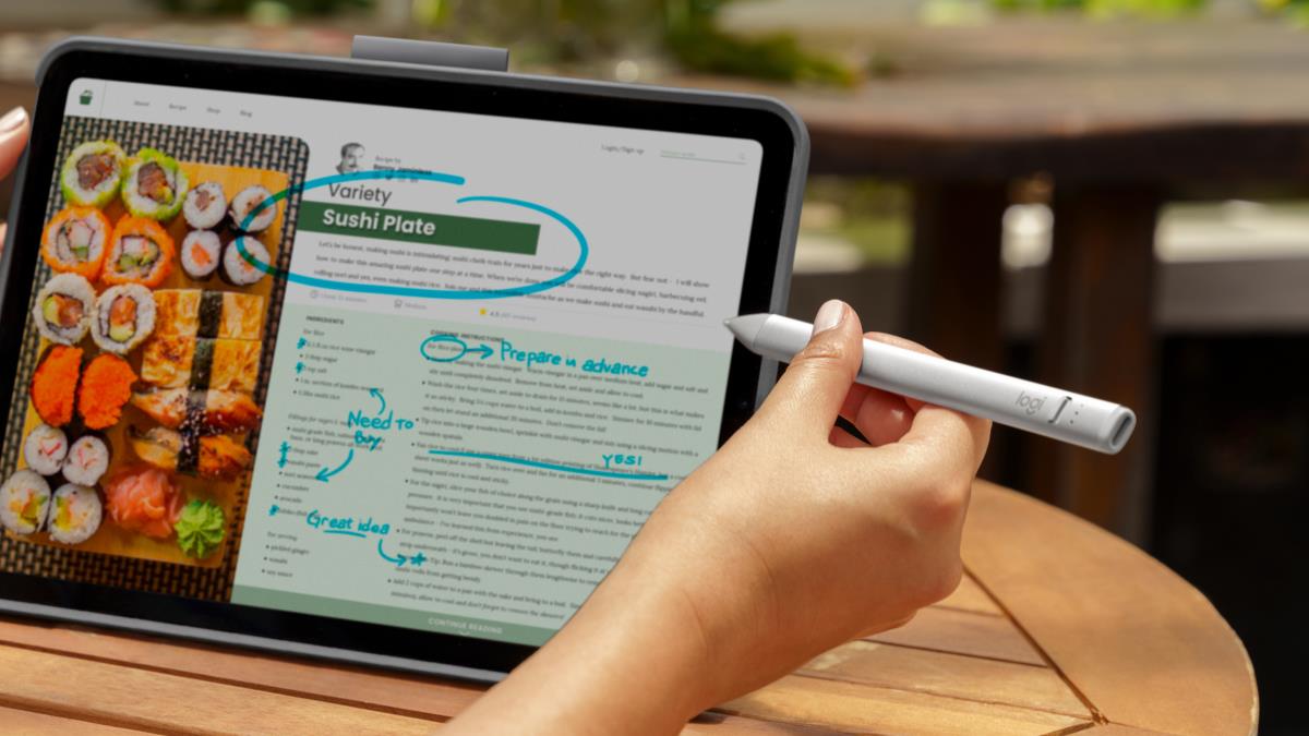 Crayon Digital Pencil USB-C Silver