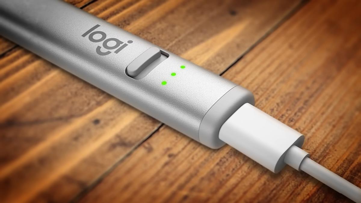 Crayon Digital Pencil USB-C Silver