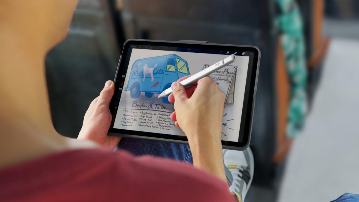 Crayon Digital Pencil USB-C Silver