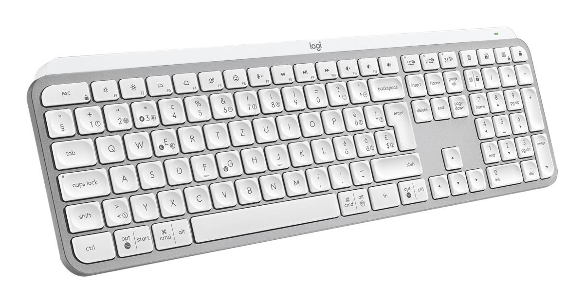 MX Keys S Keyboard Pale Gray Qwertz Suisse