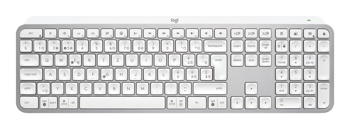 MX Keys S Keyboard Pale Gray Qwertz Suisse