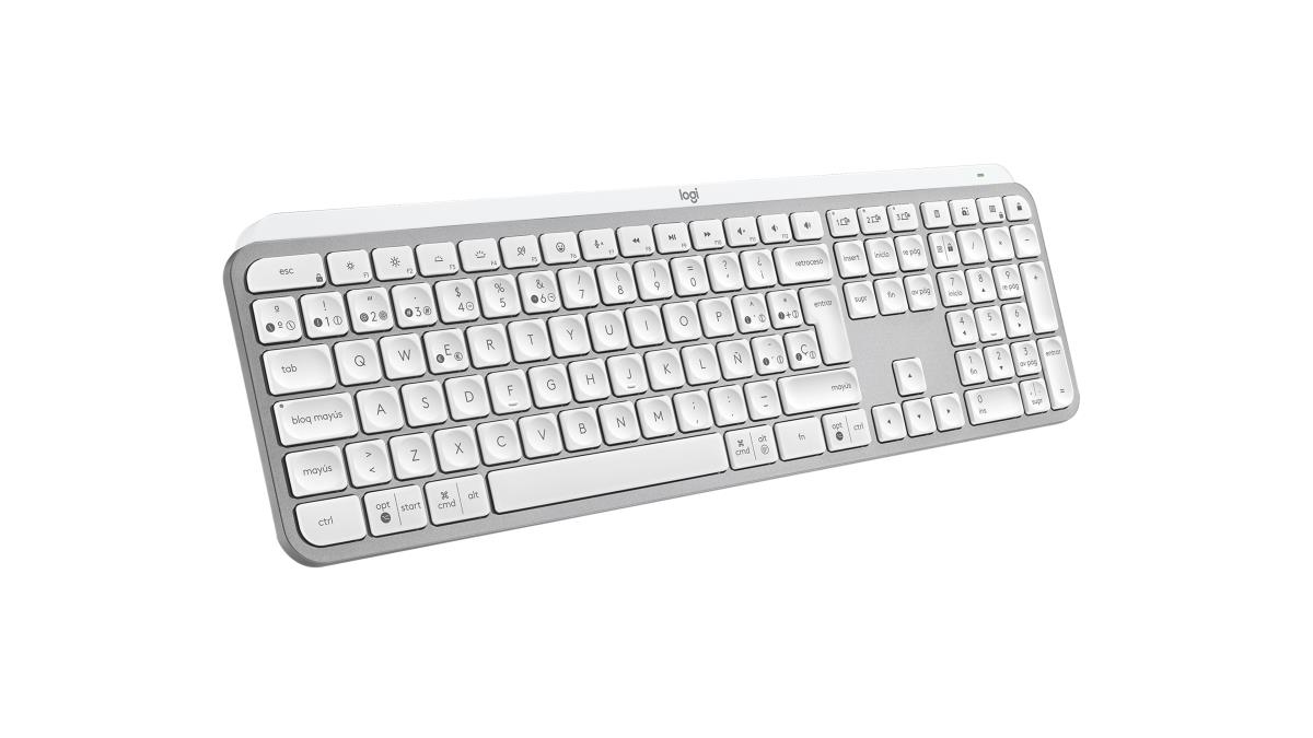 MX Keys S Keyboard Pale Gray Qwerty Espa�ol