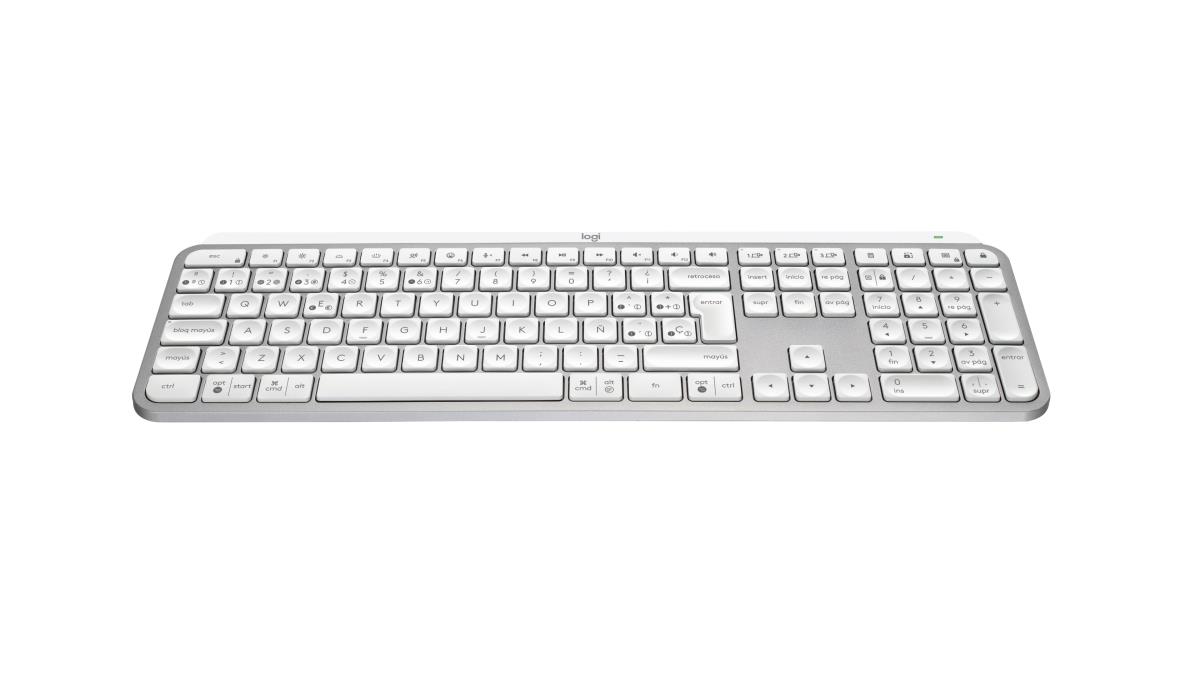 MX Keys S Keyboard Pale Gray Qwerty Espa�ol