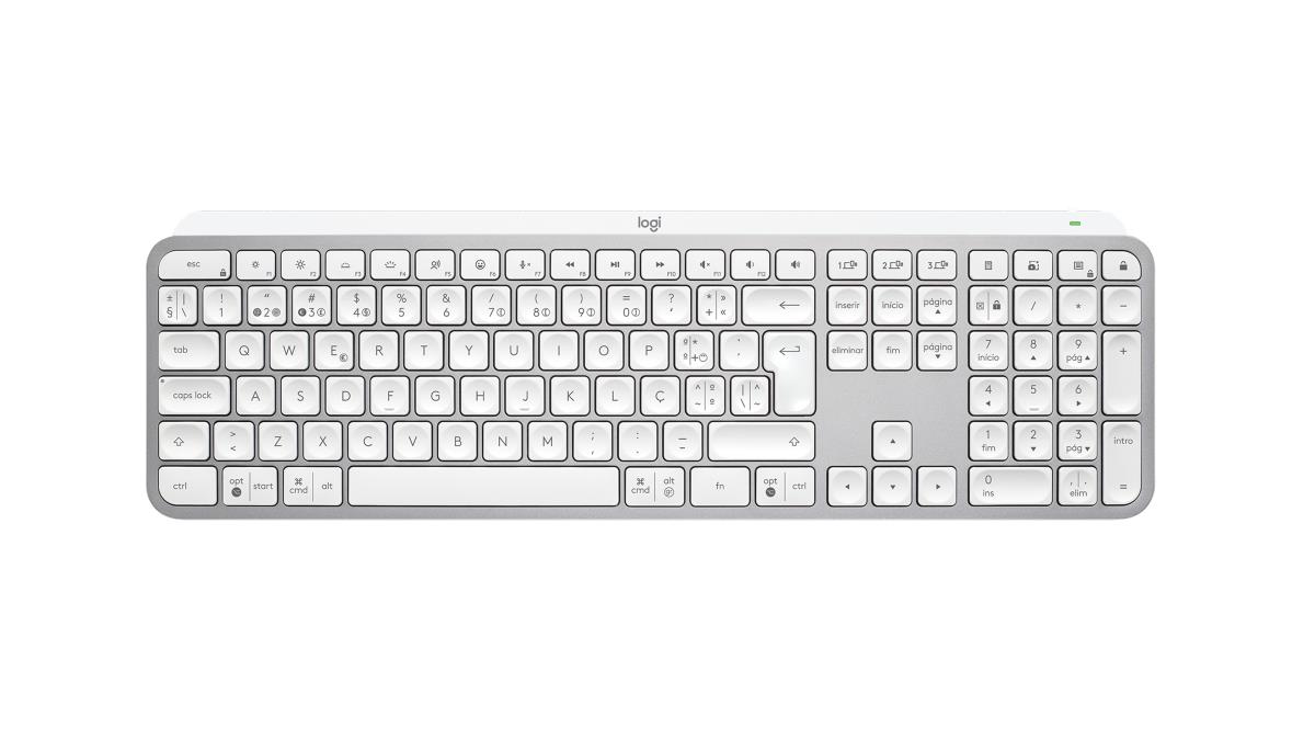 MX Keys S Keyboard Pale Gray Portuguese