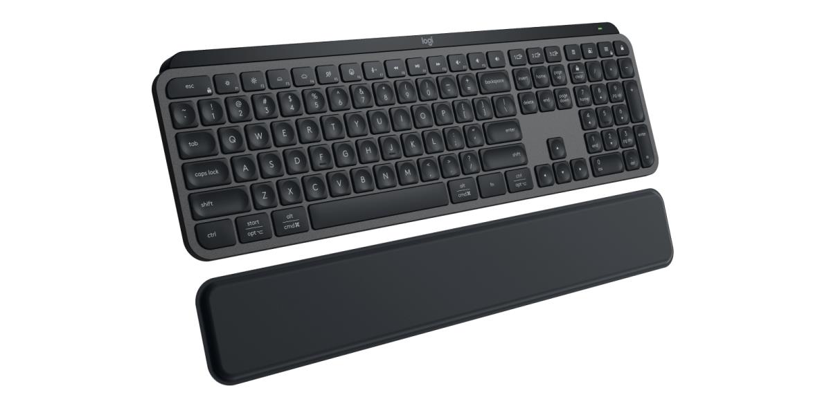 MX Keys S Keyboard with Palm Rest Graphite Qwerty Dansk/ Norsk/ Svenska/ Suomalainen