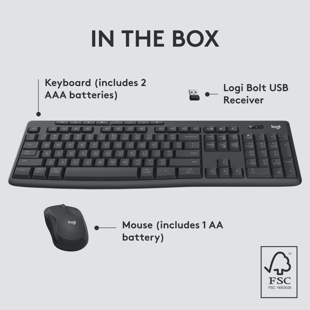 Mk370 Combo For Business Graphite US Qwerty