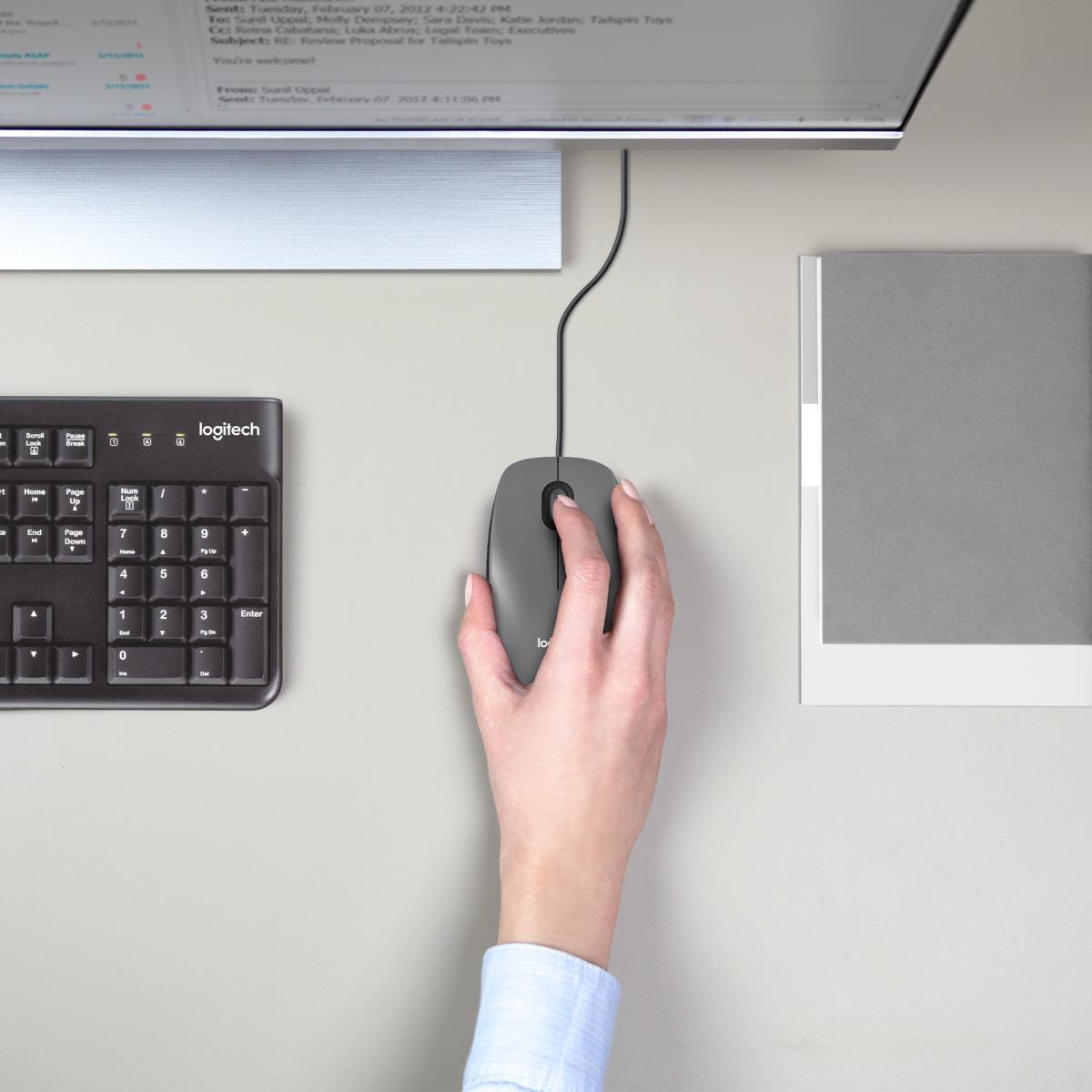 Mouse M100 - USB - Black