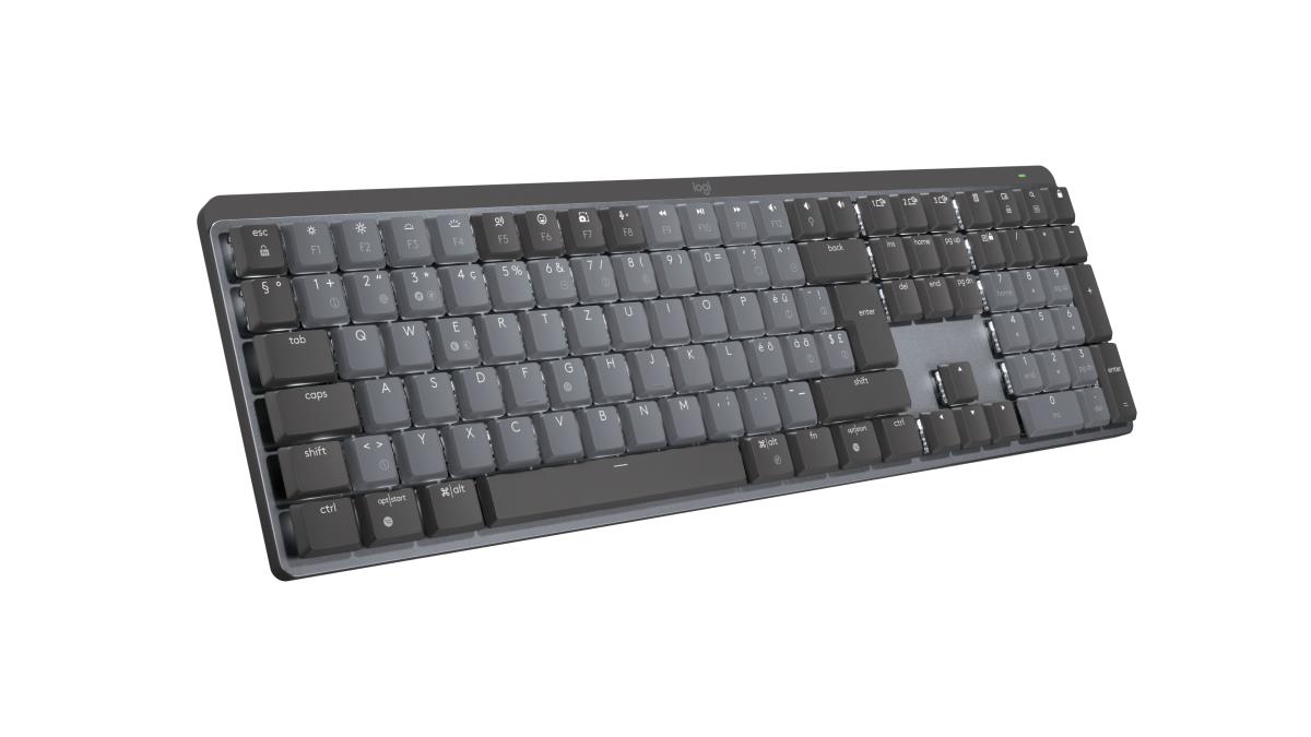 MX Mechanical Wireless Illuminated Performance Keyboard - Graphite Suisse Qwertz