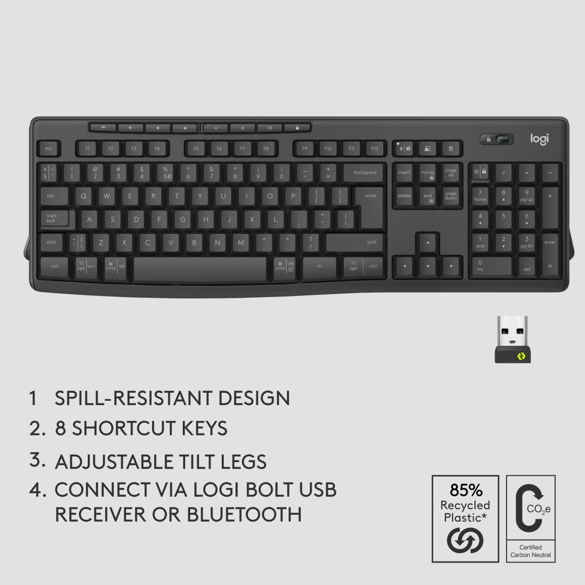Mk370 Combo For Business Graphite Azerty Belgian
