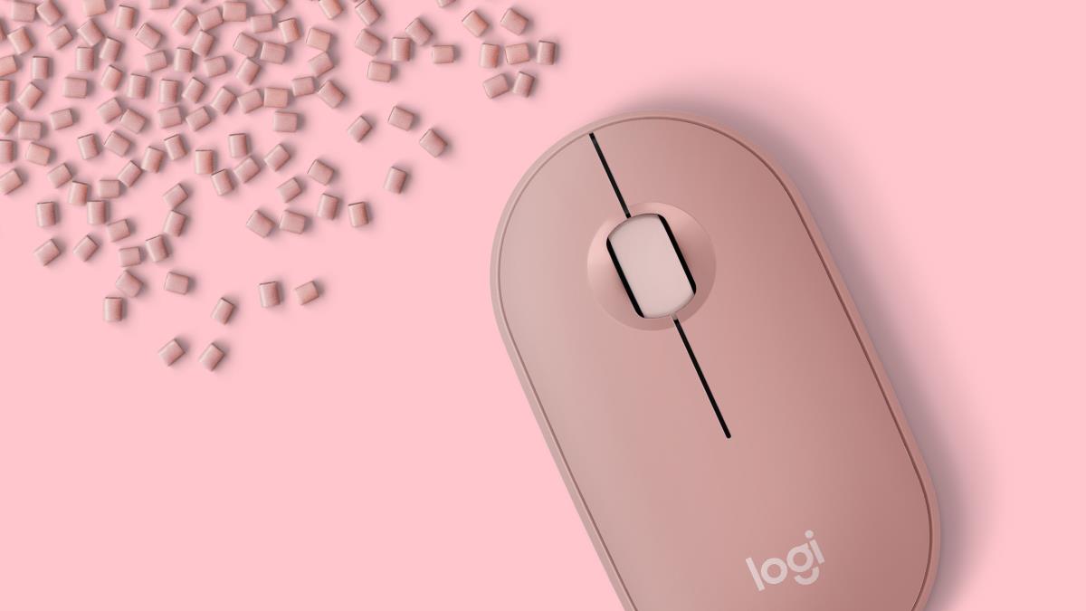 Pebble 2 M350s Wireless Optical Mouse Rose