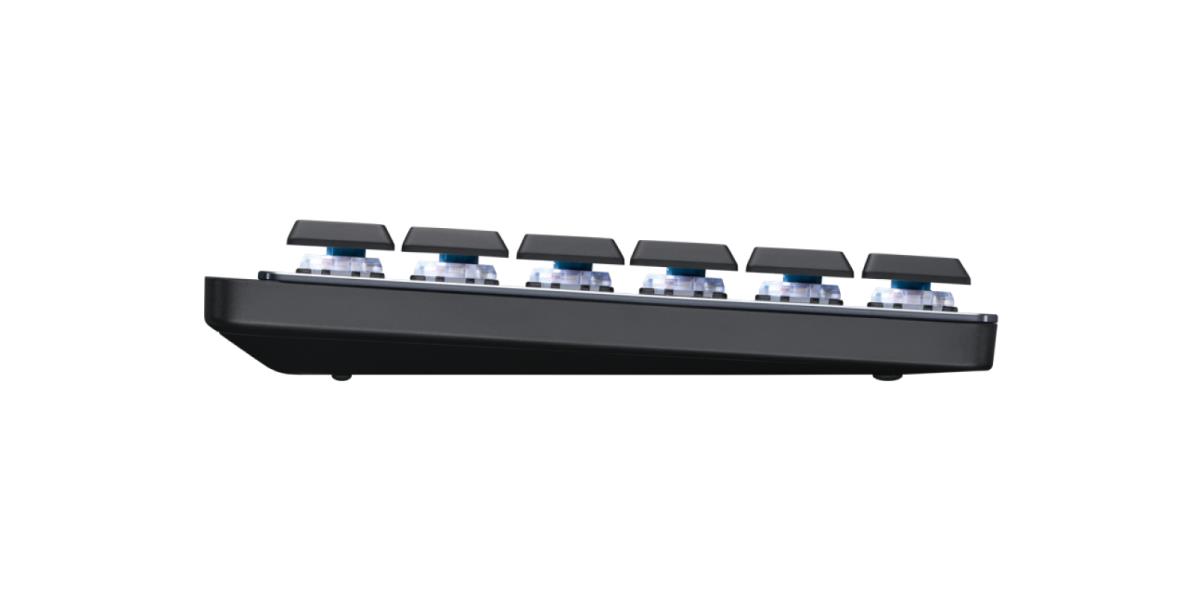 MX Mechanical Wireless Illuminated Performance Keyboard - Graphite US International Qwerty Clicky
