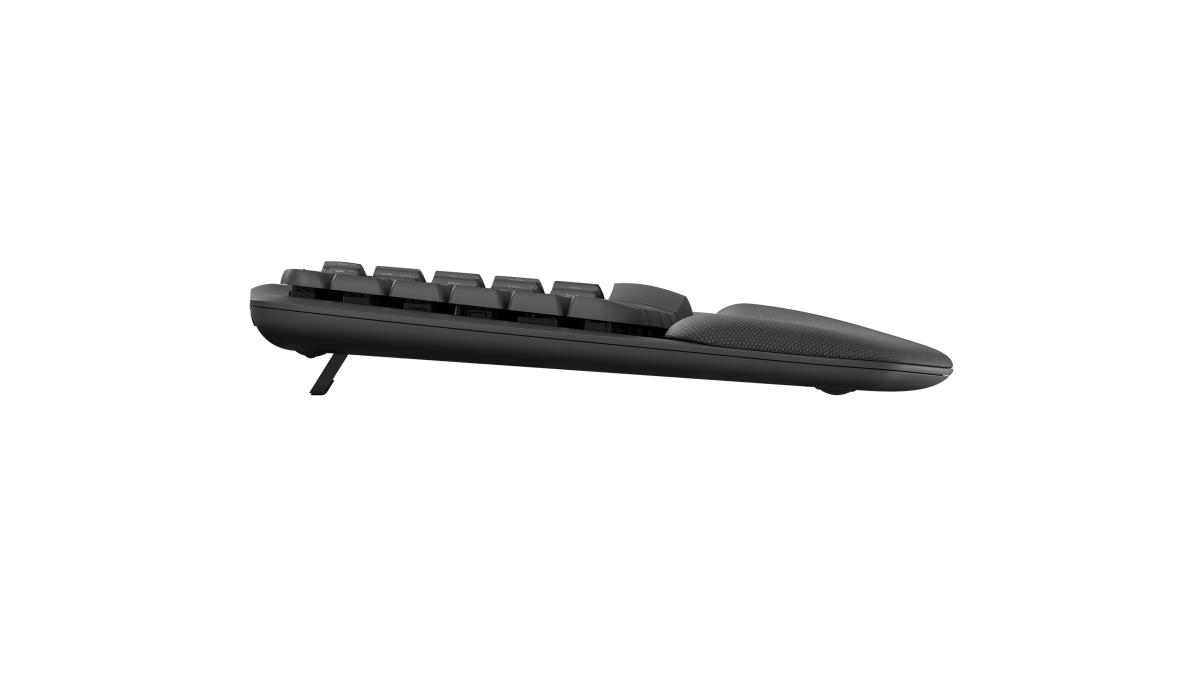 Wave Keys Ergonomic Keyboard Azerty Belgian - Black