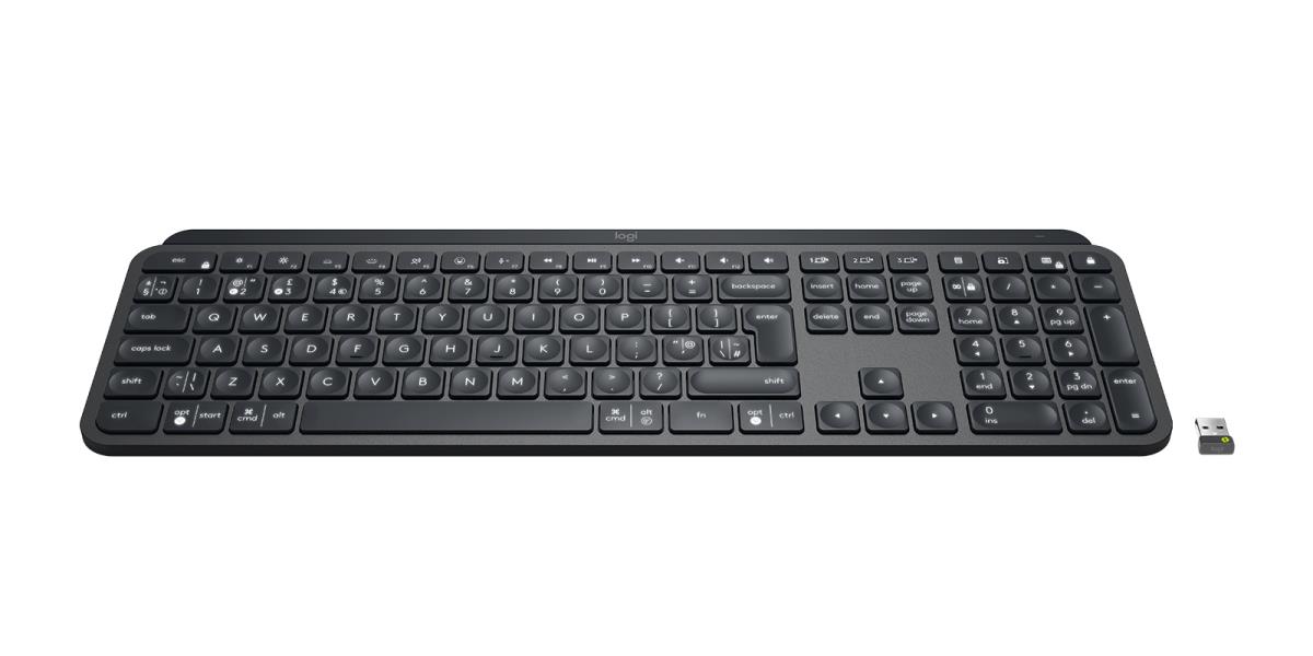 MX Keys For Business - Wireless Keyboard - Graphite - Qwerty UK