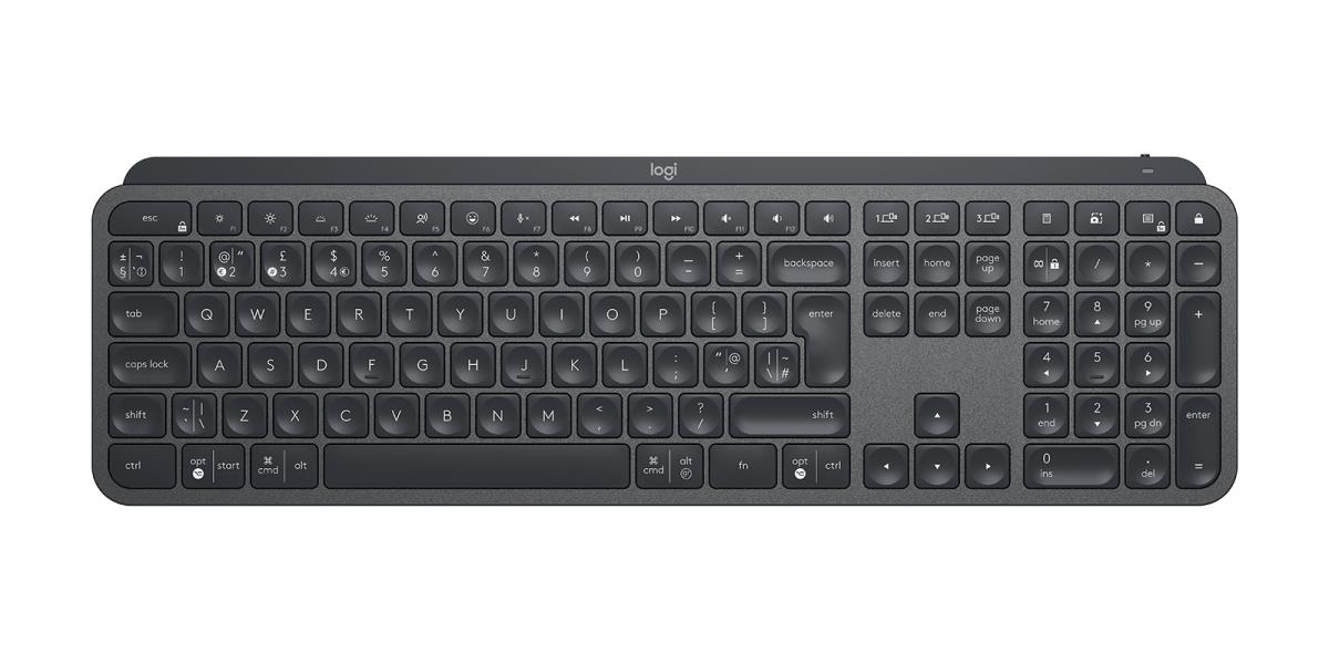 MX Keys For Business - Wireless Keyboard - Graphite - Qwerty UK