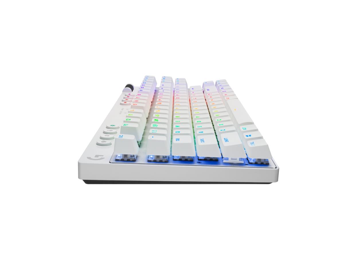 G Pro X TKL Lightspeed Gaming Keyboard - Bluetooth - White US International - Qwerty - Tactile