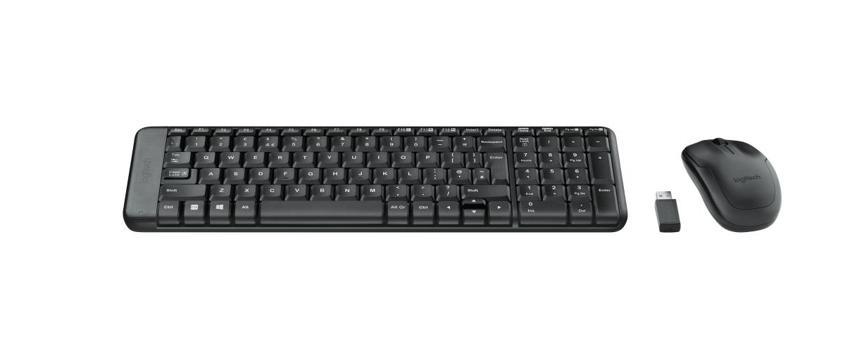 Wireless Combo MK220 Qwerty Ell - Mediter