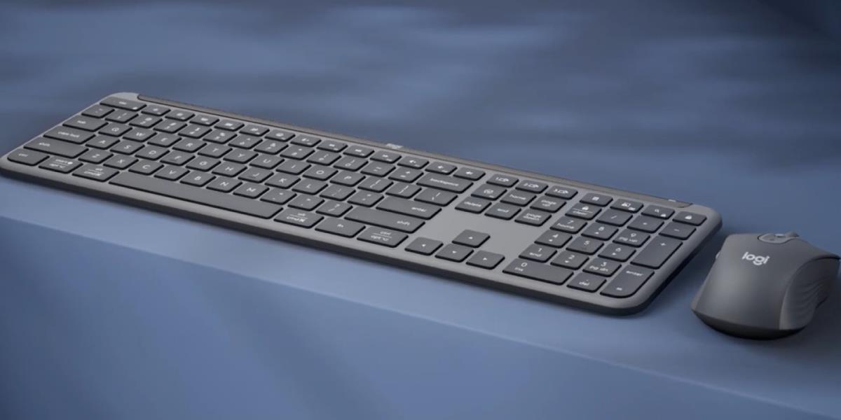 Signature Slim Combo Mk950 - Wireless Keyboard/mouse - Graphite - Qwertzu Swiss-lux
