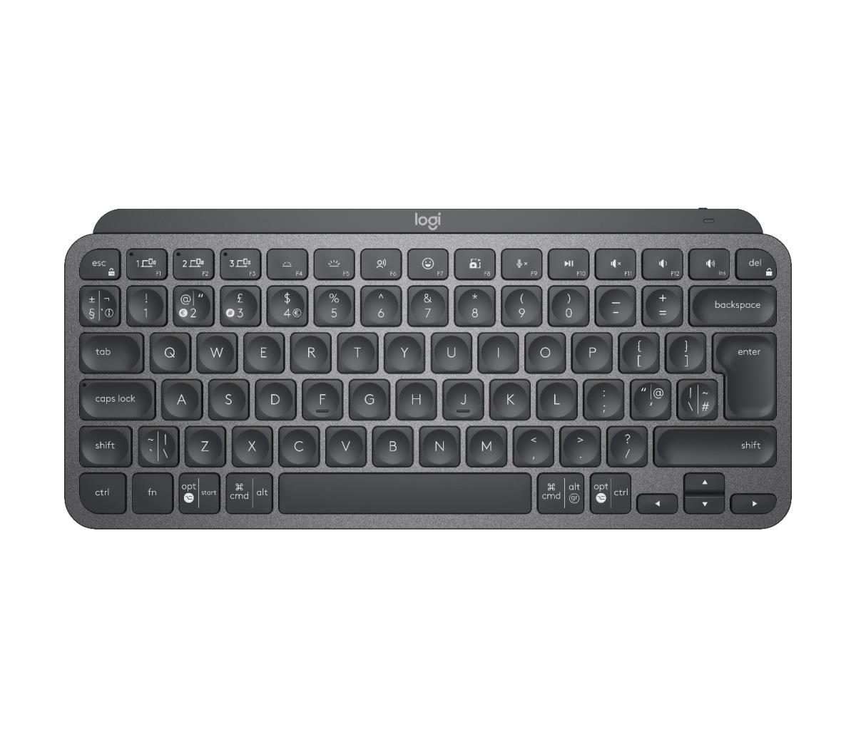 Minimalist Wireless Illuminated Keyboard - Mx Keys Mini - Graphite - Qwerty Uk