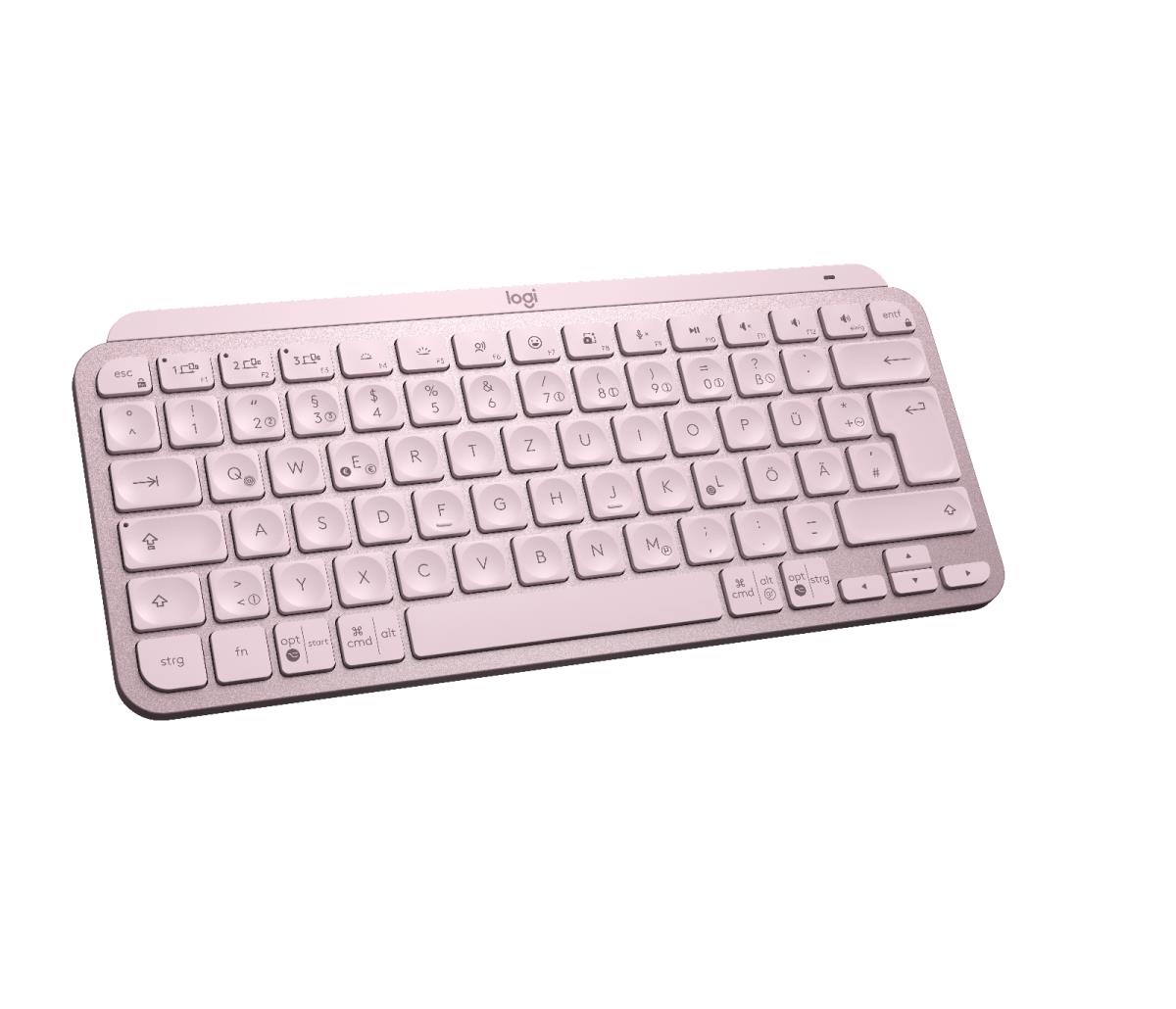 Minimalist Wireless Illuminated Keyboard - MX KEYS MINI - Rose - Qwertz Deutsch