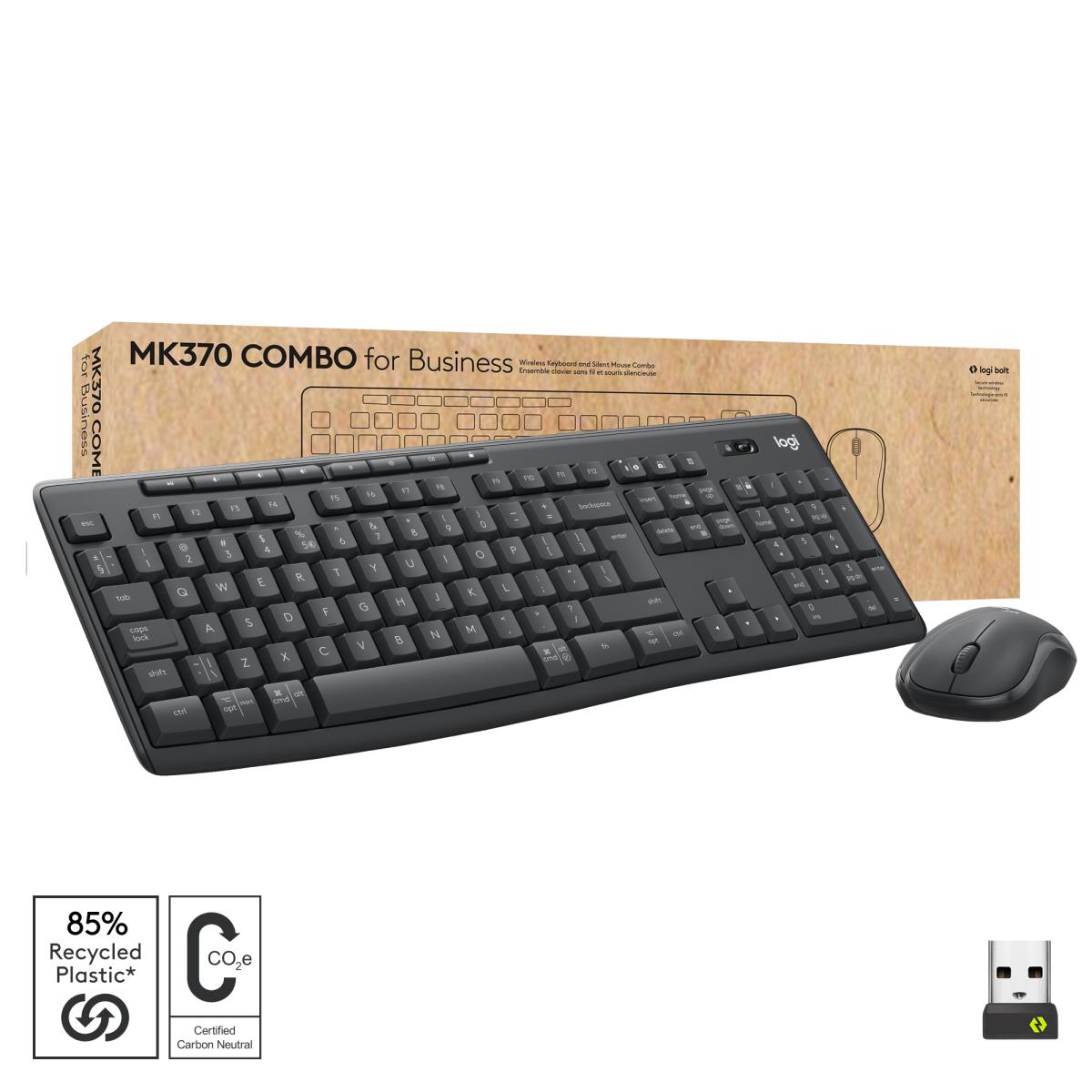 Mk370 Combo For Business Graphite Qwerty Italian