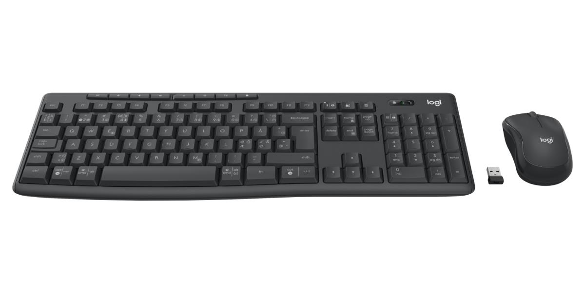Mk370 Combo For Business Graphite Qwerty Pan Nordic