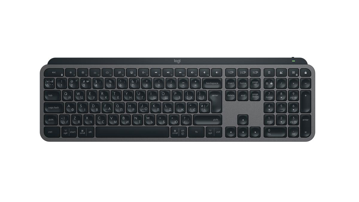 MX Keys S Keyboard Graphite Qwerty Ukrainian