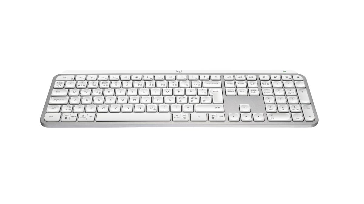 MX Keys S Keyboard Graphite Qwerty Pale Gray Dansk/ Norsk/ Svenska/ Suomalainen
