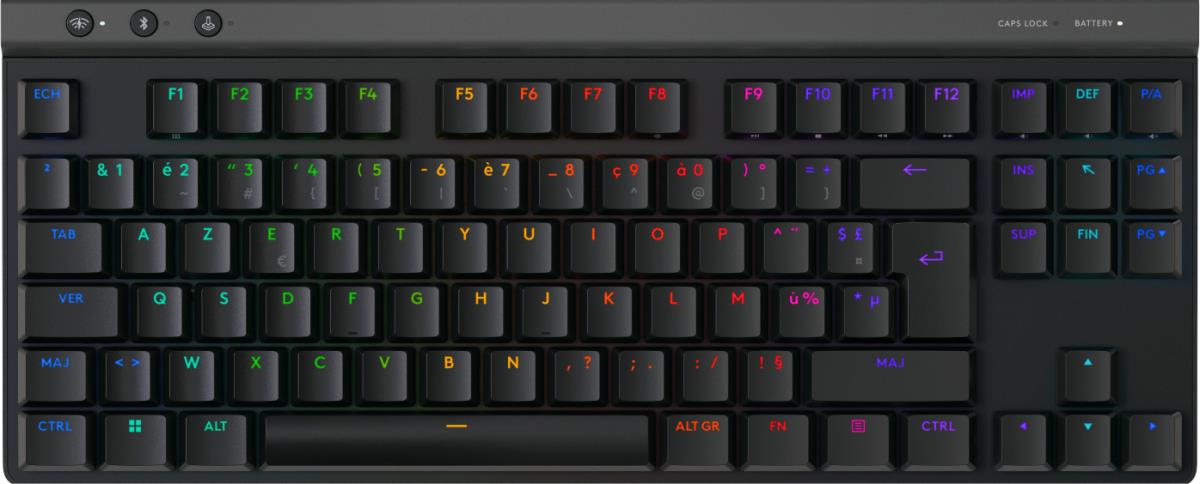 G515 Wireless Gaming Keyboard Linear Black Azerty French