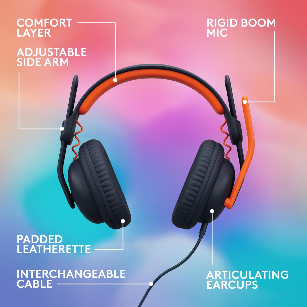 Zone Learn - USB-C - Headset - On Ear - Classic Blue