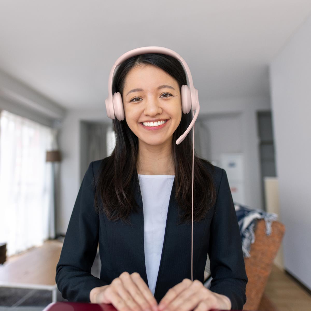 Headset - H390 - USB-a - Rose