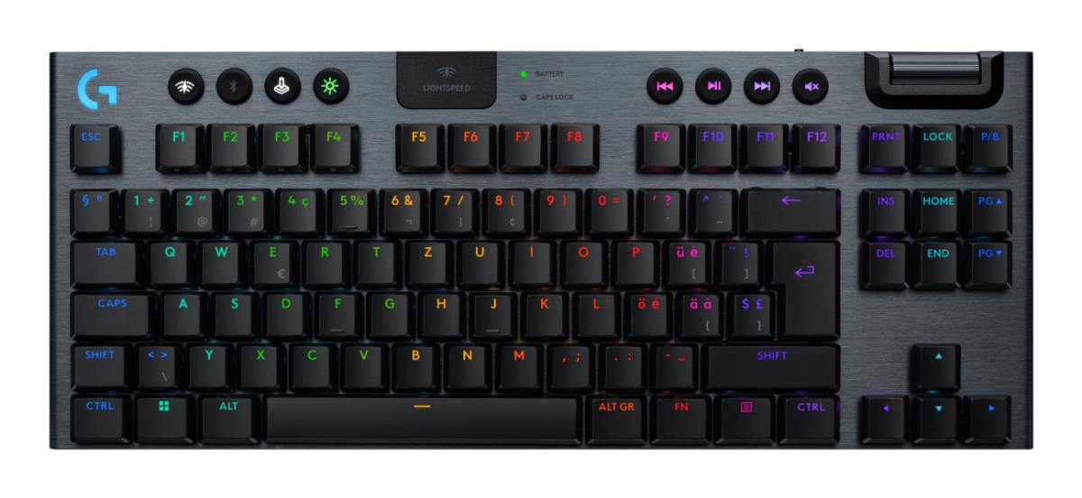 G915 X Lightspeed TKL Wireless Gaming Keyboard - Black Qwertz Suisse / Schweizer Tactile