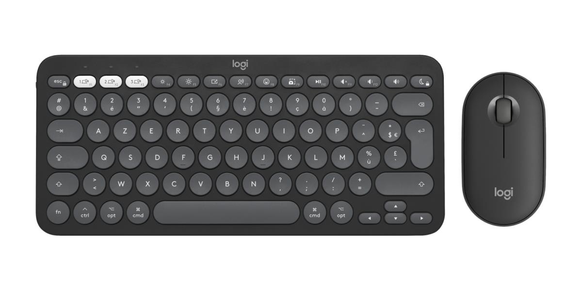 Pebble 2 Combo For Mac Tonal Graphite Azerty French