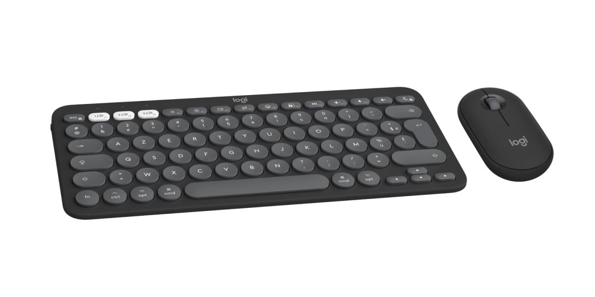 Pebble 2 Combo For Mac Tonal Graphite Azerty French