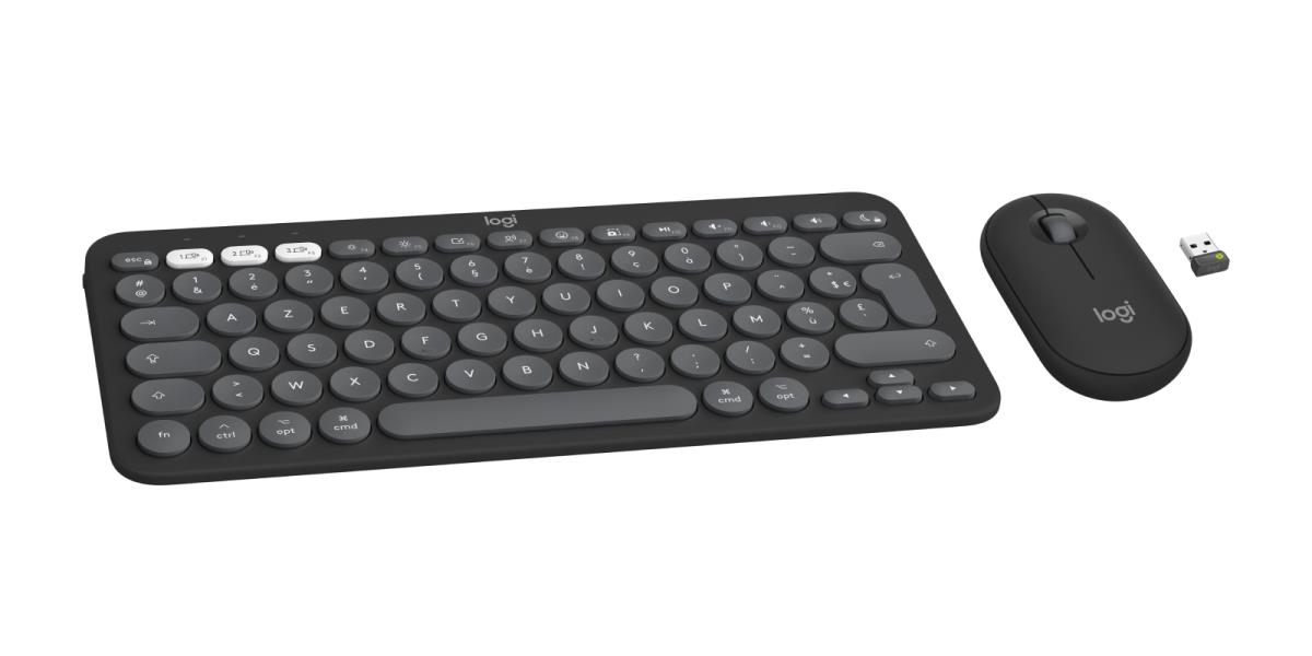 Pebble 2 Combo For Mac Tonal Graphite Azerty French