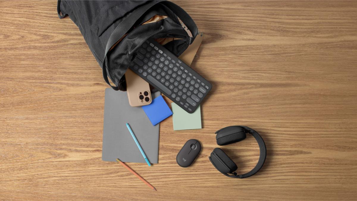Pebble 2 Combo For Tonal Graphite Azerty French