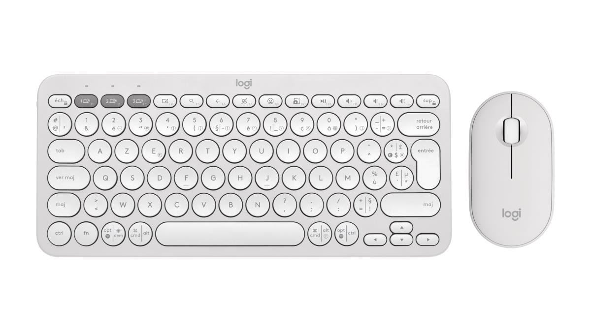 Pebble 2 Combo For Tonal White Azerty French