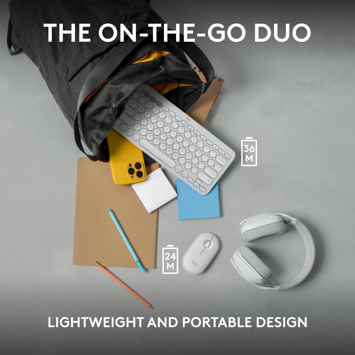 Pebble 2 Combo For Tonal White Azerty French