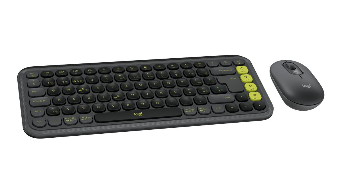 Pop Icon Combo Graphite & Green Qwertz Suisse