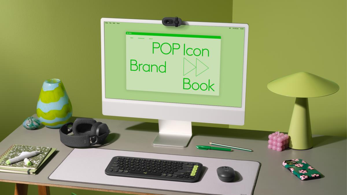 POP Icon Combo Graphite & Green Qwerty US Int