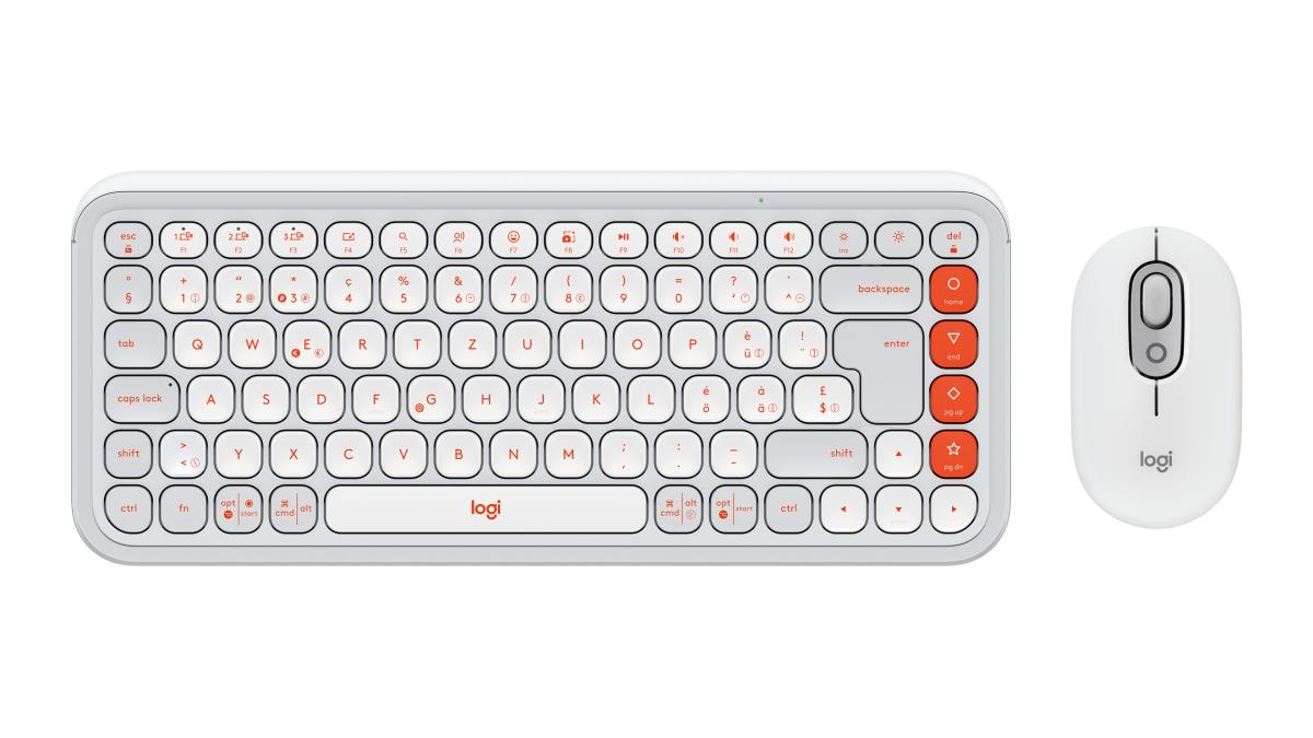 Pop Icon Combo Off White & Orange Qwertz Suisse