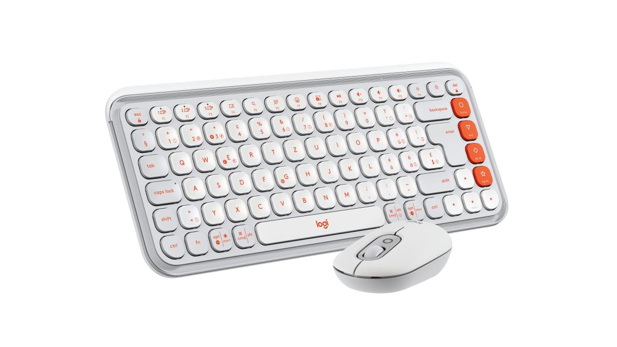Pop Icon Combo Off White & Orange Qwertz Suisse
