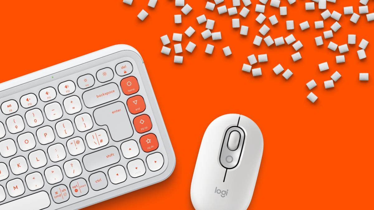 Pop Icon Combo Off White & Orange Azerty French