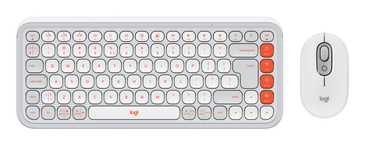 Pop Icon Combo Off White & Orange Qwerty Us Int