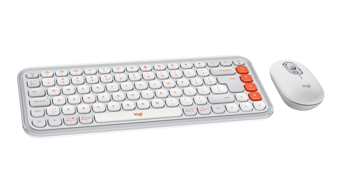 Pop Icon Combo Off White & Orange Qwerty Us Int