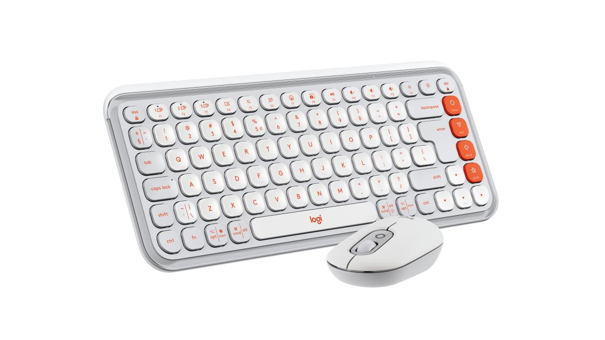 Pop Icon Combo Off White & Orange Qwerty Us Int