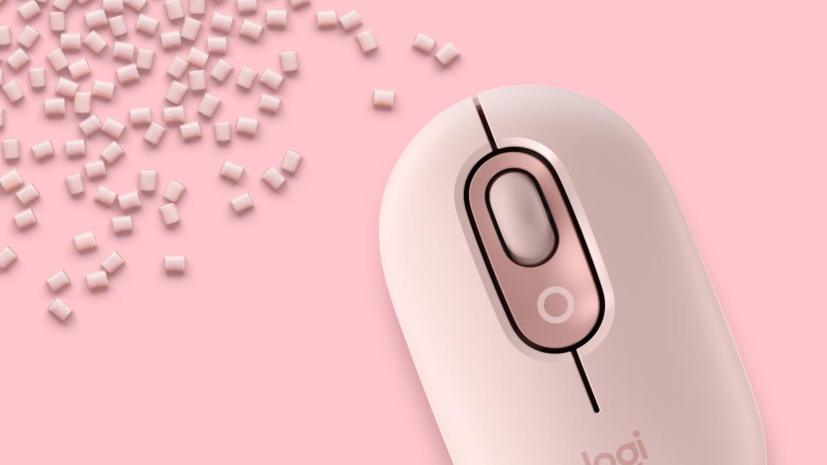 Pop Mouse - Customizable Emoji - Wireless - Rose